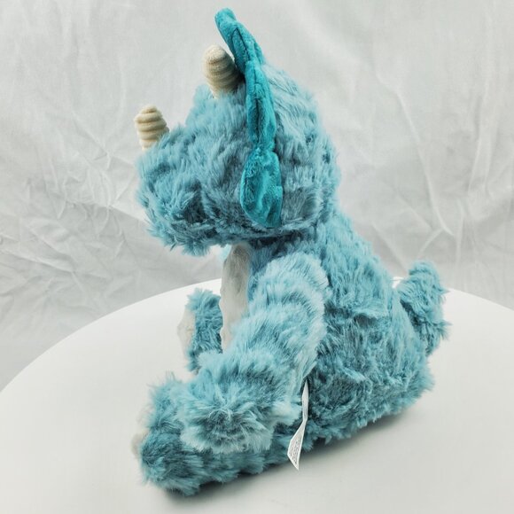 Blue Plush Triceratops Stuffed Animal 11.5” - Picture 2 of 5